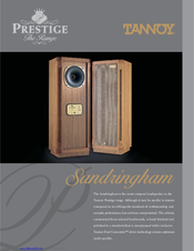 Prestige Sandringham Owner's Manual