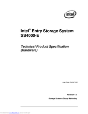 Intel SS4000-E Technical Product Specification