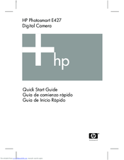 HP Photosmart E427 Quick Start Manual