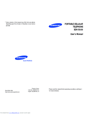 Samsung SCH-X609 User Manual