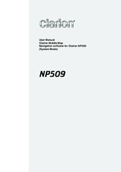 Clarion NP509 User Manual