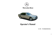 Mercedes-Benz S350 TURBODIESEL Operator's Manual