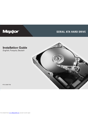 Maxtor SERIAL ATA Installation Manual