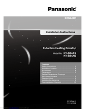 Panasonic KY-B84AX Installation Instructions Manual
