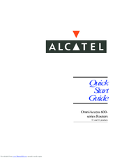 Alcatel OmniAccess 600- series Quick Start Manual
