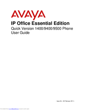 Avaya PARTNER Version 140 Phone User Manual