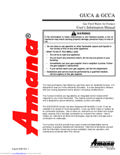 Amana GUCA User's Information Manual
