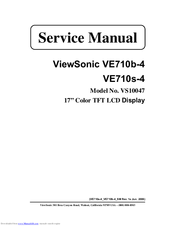 ViewSonic VE710s-4 Service Manual