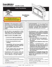 Heatilator ADI60 Installer's Manual