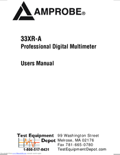 Amprobe 33XR-A User Manual