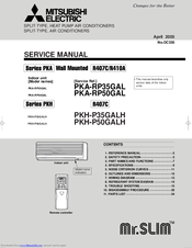 Mitsubishi Mr.SLIM PKH-P35GALH Service Manual