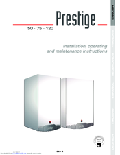Prestige 75 Installation, Operating And Maintenance Instructions