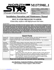 North Star M157598L.1 Installation, Operation And Maintenance Manual