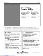 Bradford White BNTH1000 User Manual