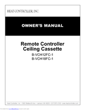Heat Controller B-VCH12FC-1 Owner's Manual
