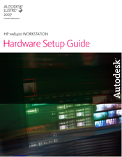 HP Autodesk Lustrexw8400 Hardware Setup Manual