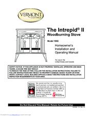 Vermont Castings The Intrepid II 1990 Installation And Operating Manual