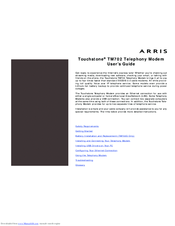 Arris Touchstone TM702 User Manual