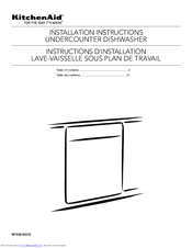 KitchenAid Superba Series Installation Instructions Manual