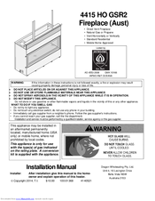 Travis Industries 4415 HO GSR2 Installation Manual