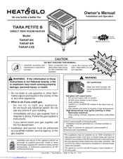Heat & Glo TTIARA PETITE B IARAP-CES Installation And Operation Manual