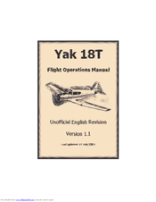 Yak 18T Flight Operations Manual