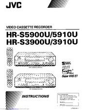 JVC HR-S59OOU/591OU Instructions Manual
