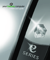Gateway e-4000 User Manual