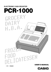 Casio PCR-1000 User Manual