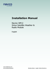 Navico WM-2 Installation Manual