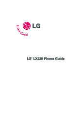 LG LX-225 Phone Manual