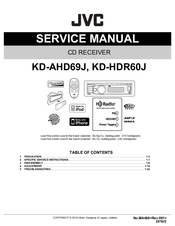 JVC KD-AHD69J Service Manual