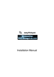 Linksys easyHOTSPOT WRT54GL Installation Manual