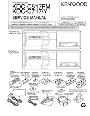 Kenwood KDC-C717 Service Manual