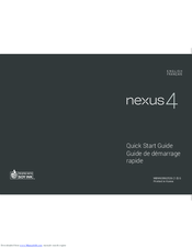 LG Nexus 4 Quick Start Manual