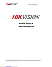 HIKVISION DS-2CC5197P-VPIR Technical Manual