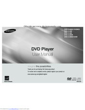 Samsung DVD DVD-C350 User Manual
