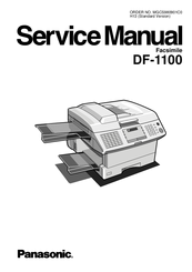 Panasonic PANAFAX DF-1100 Service Manual