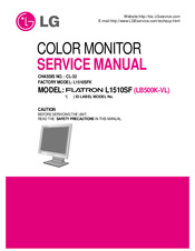 LG FLATRON L1510SFK Service Manual