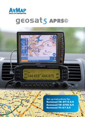 AvMap geosat5 APRS Setup Instructions
