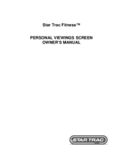 Star Trac S-TREADS Owner's Manual