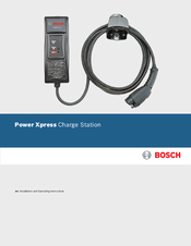 Bosch Power Xpress Installation And Operating Instructions Manual