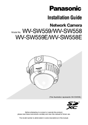 Panasonic WV-SW558E Installation Manual