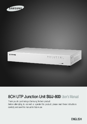 Samsung SUJ-800 User Manual