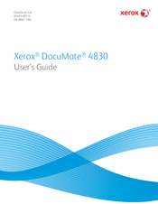 Xerox DocuMate 4830 User Manual