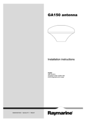 Raymarine GA150 Installation Instructions Manual