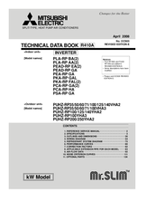 Mitsubishi Electric Mr.SLIM PCA-RP125HA Technical Data Manual
