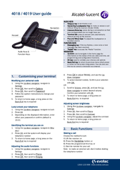 Alcatel-Lucent 4018 User Manual