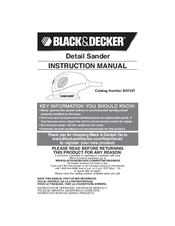Black & Decker BD7407 Instruction Manual