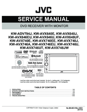 JVC KW-AVX740EE Service Manual